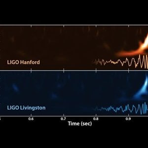 First LIGO detected gravitational wave signal converted into audible form