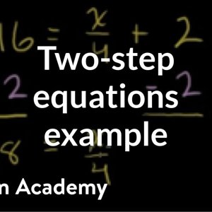 Example: two-step equation with numerator x | Linear equations | Algebra I | Khan Academy