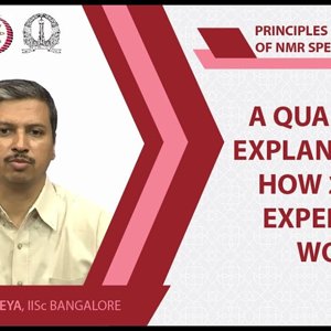 NMR Spectroscopy by Prof. Hanudatta S. Atreya (NPTEL):- Lecture 22: A qualitative explanation of how 2D NMR experiment works