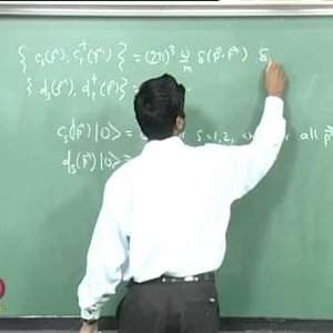Quantum Field Theory by Dr. Prasanta Tripathy (NPTEL):- Lecture - 21: Fermion Quantization 5