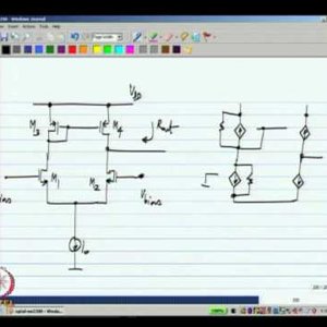 Analog IC Design by Dr. Nagendra Krishnapura (NPTEL):- Differential pair with current mirror load