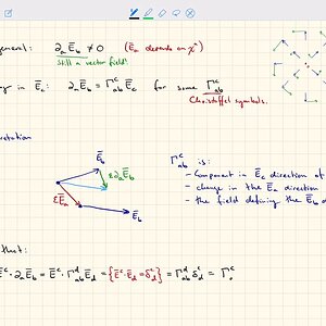 SH2372 General Relativity (3): Christoffel symbols